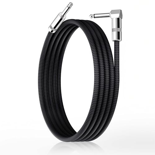Short Guitar Cable 6.6FT, Amp Chord Electric Bass Amp Cord 6.6 ft 1 PACK