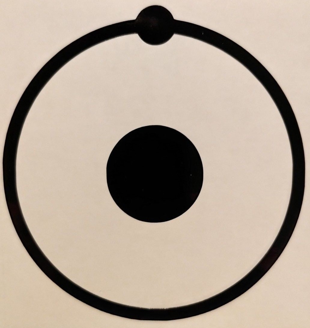 Dr. Manhattan symbol Vinyl Sticker Decal home laptop choose size/color Watchmen