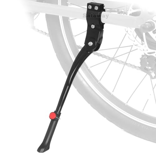 Rear Side Mount Bike Kickstand Adjustable Bicycle Kick Stand for 24”-28”