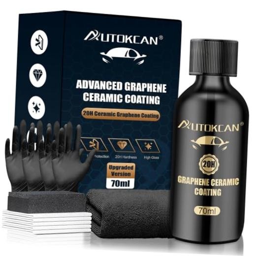 Graphene Ceramic Coating(70ml), Advanced 20H Ceramic Coating for Cars Long