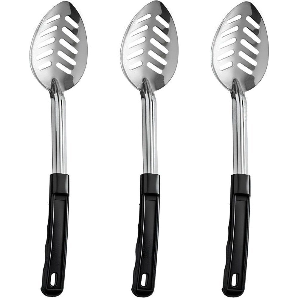 3 Pcs Slotted Spoons for Cooking, Slotted Spoon Stainless Steel, 13 inches Metal
