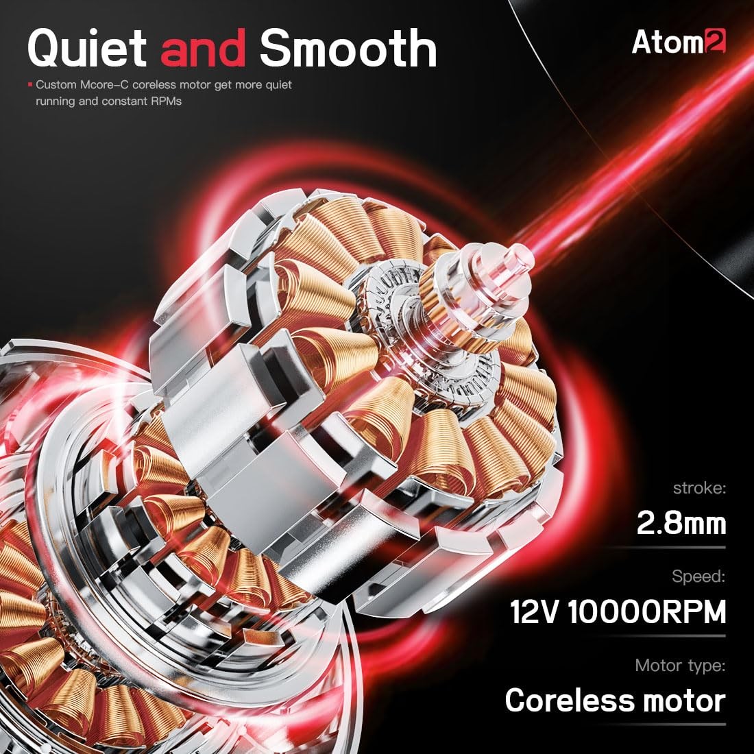 Dragonhawk Atom2 Tattoo Kit Wireless Pro Gun Machine 20