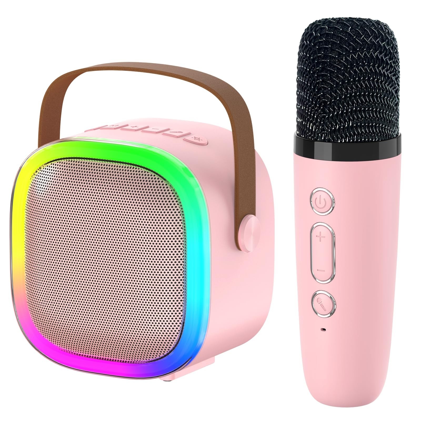Karaoke Machine for Kids Adults, Portable Bluetooth Speaker with Wireless...