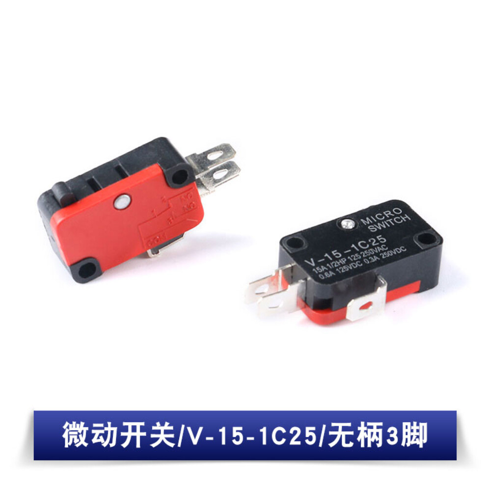 Mini Push Button Microswitch NO/NC SPDT 5A 125VAC Micro Switch press on/off