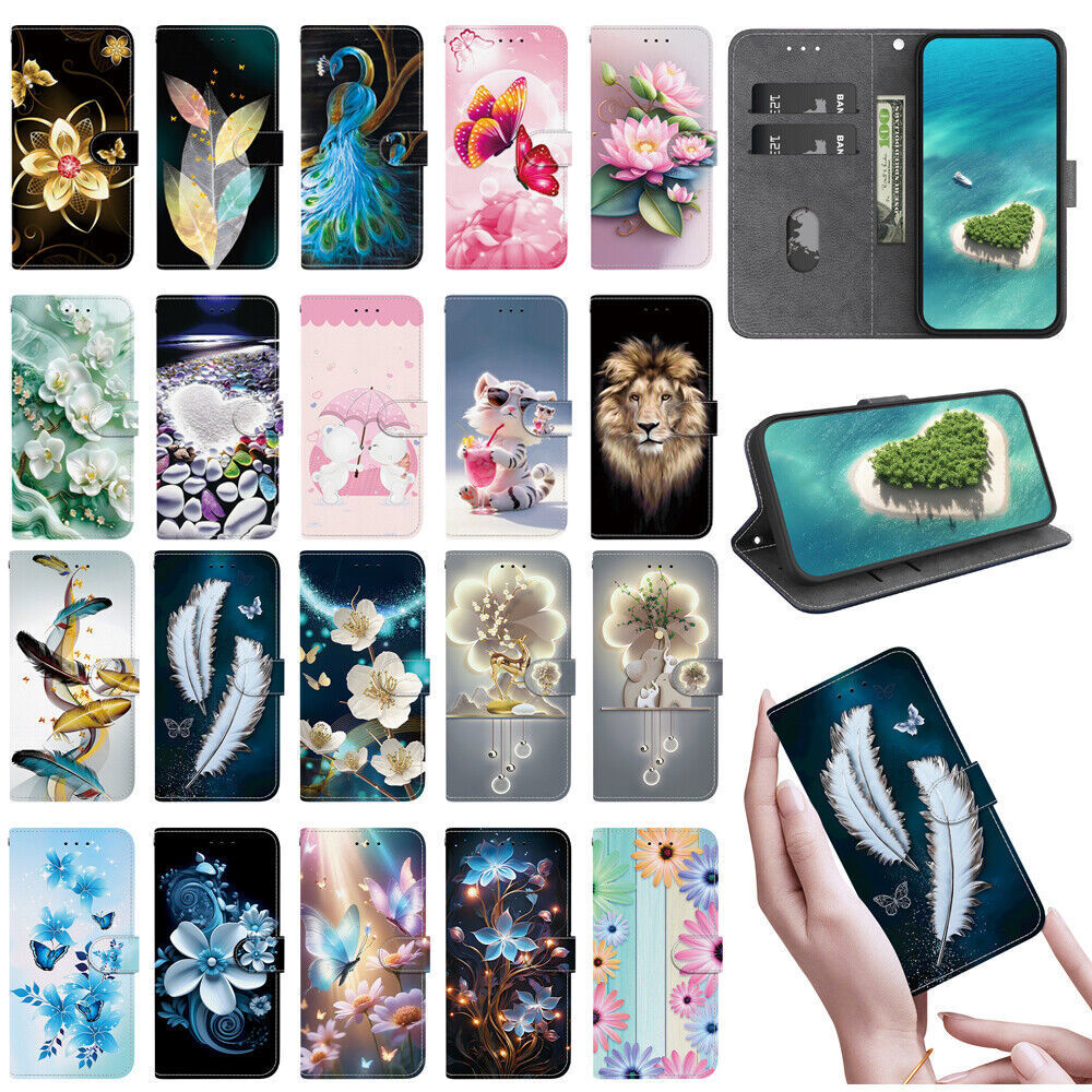 Butterfly Flower Wallet Cover Case for OnePlus Nord CE 4 Lite N100 N200 N20 N30
