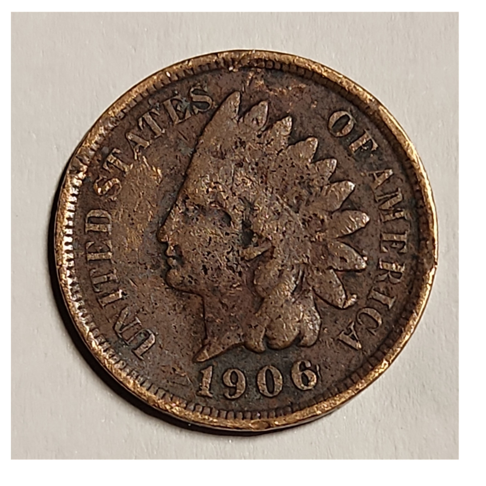 1906 Indian Head 1C~Below Fine Details~FAST FREE SHIPPING #1