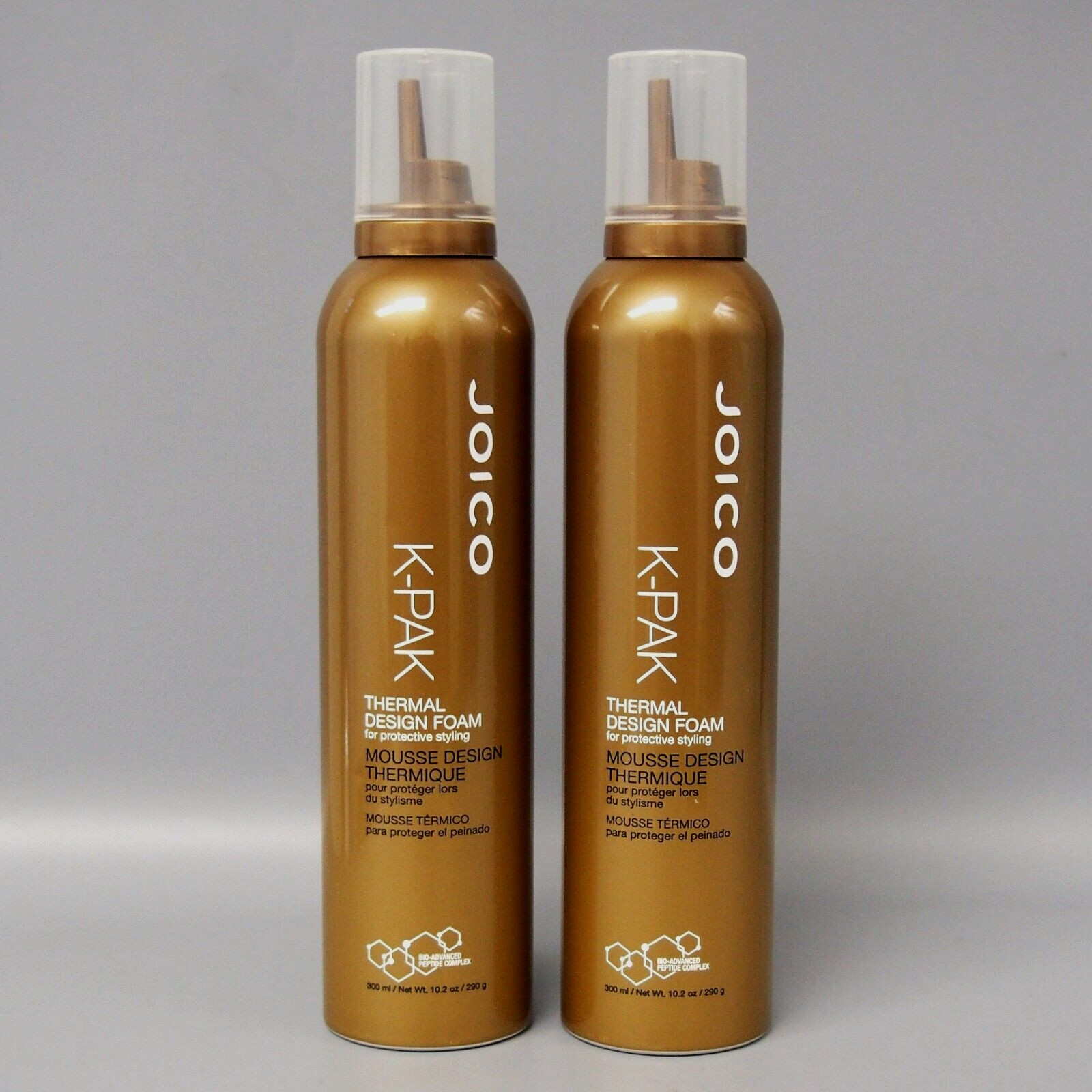 2 PACK  Joico K-Pak Thermal Design Foam 10.2oz / 300ml Discontinued