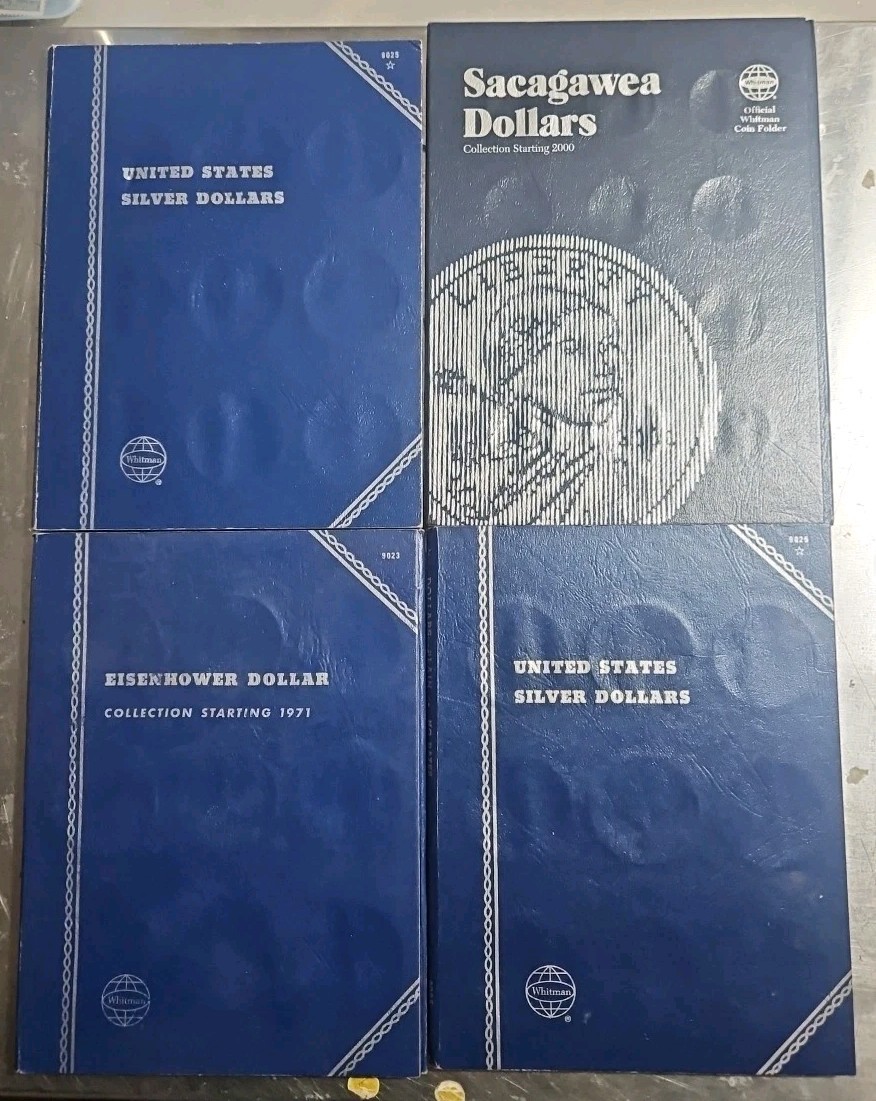 (Lot Of 9 ) US. Dollars Coin Album Books (CB.#017)
