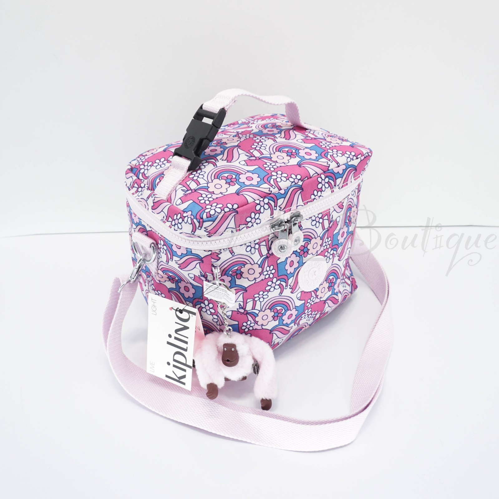 Kipling Graham Insulated Lunch Box Bag Polyester AC8234 Mystical Mane Multi $64
