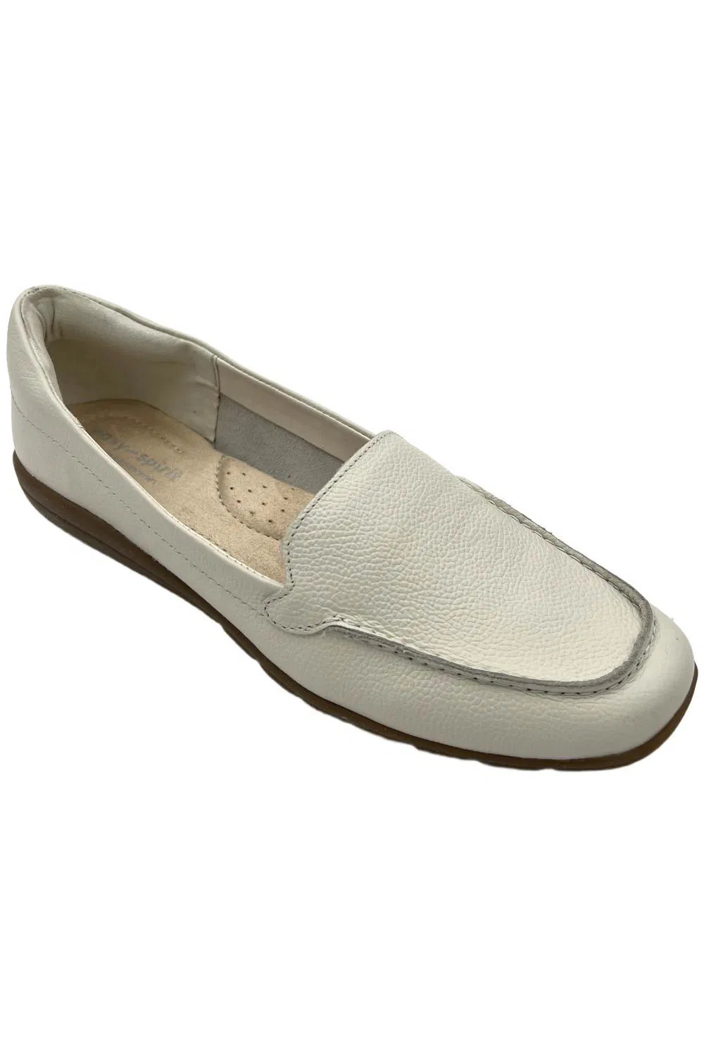 Easy Spirit Womens Abide Slip On Loafers Cream