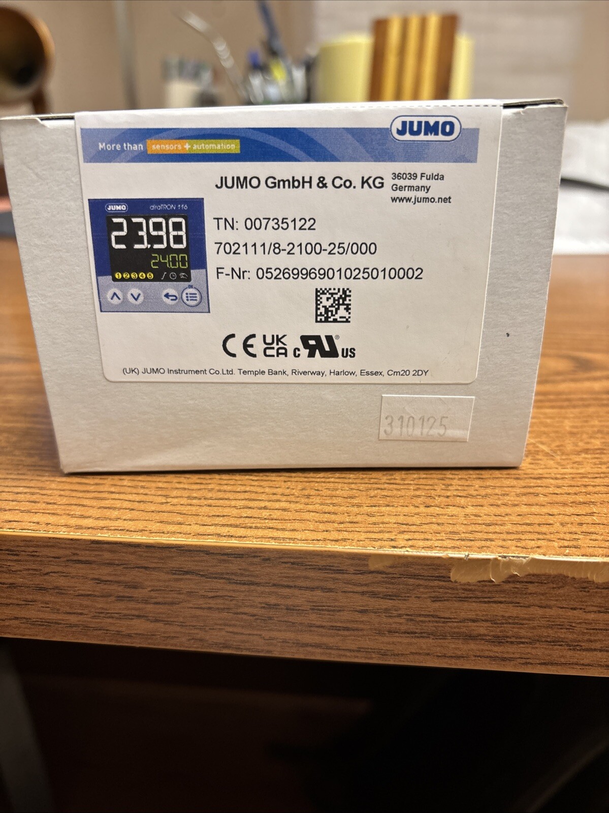 JUMO 00680786 diraTRON 116 Temperature Pressure Variable Controller 48x48mm AC