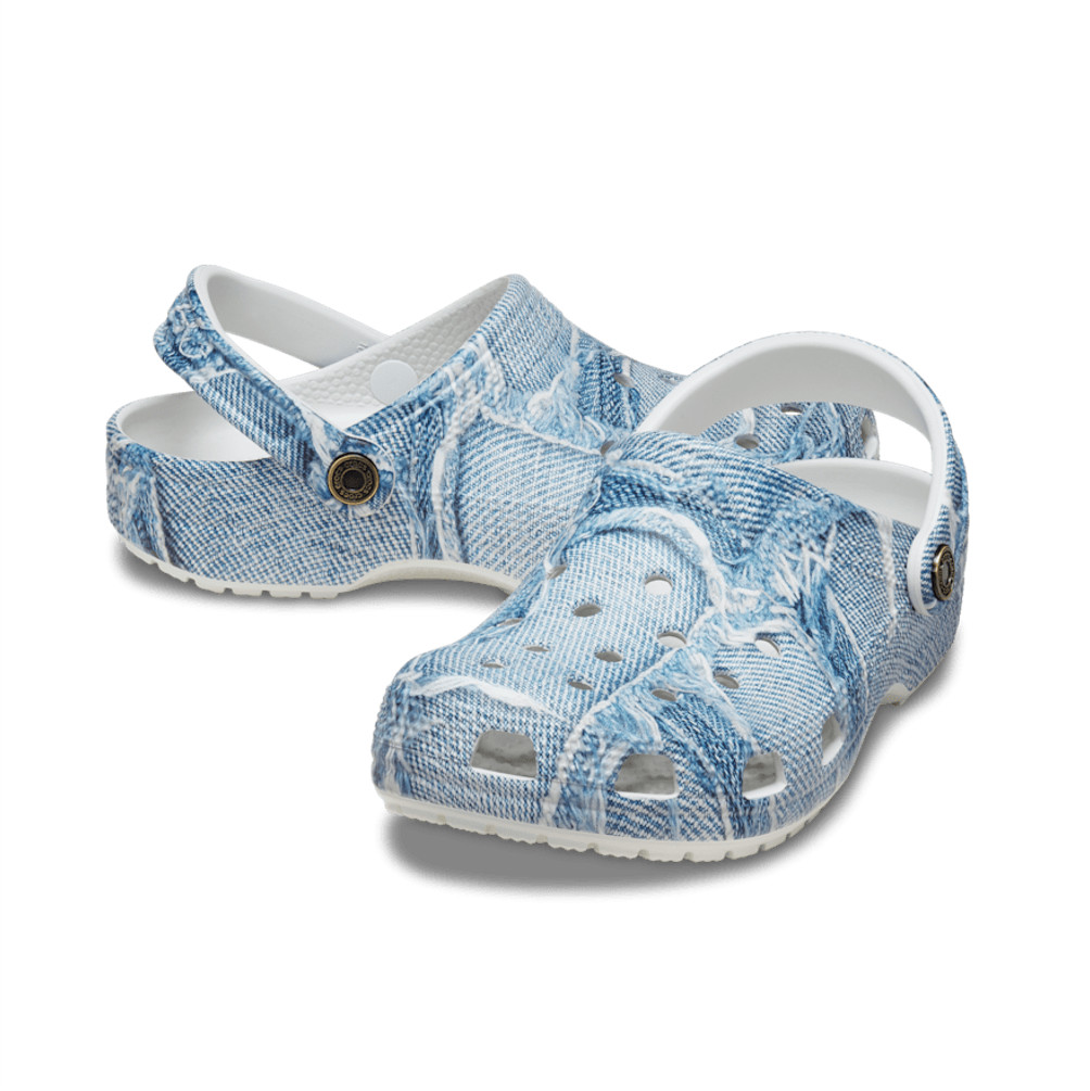 NEW CROCS CLASSIC DENIM CLOG 210402-4MH LIGHT DENIM BLUE UNISEX