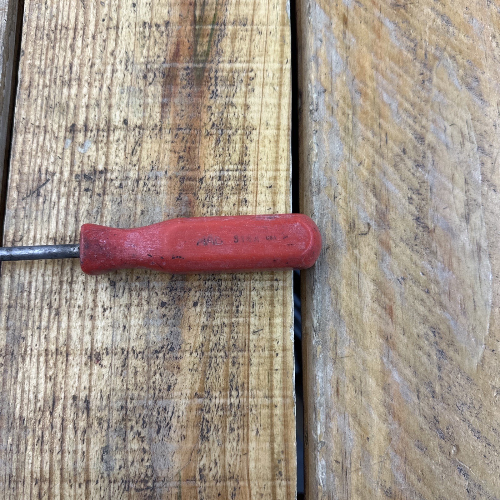 MAC TOOLS BRAKE SPRING RETAINER TOOL RED HARD HANDLE S14A