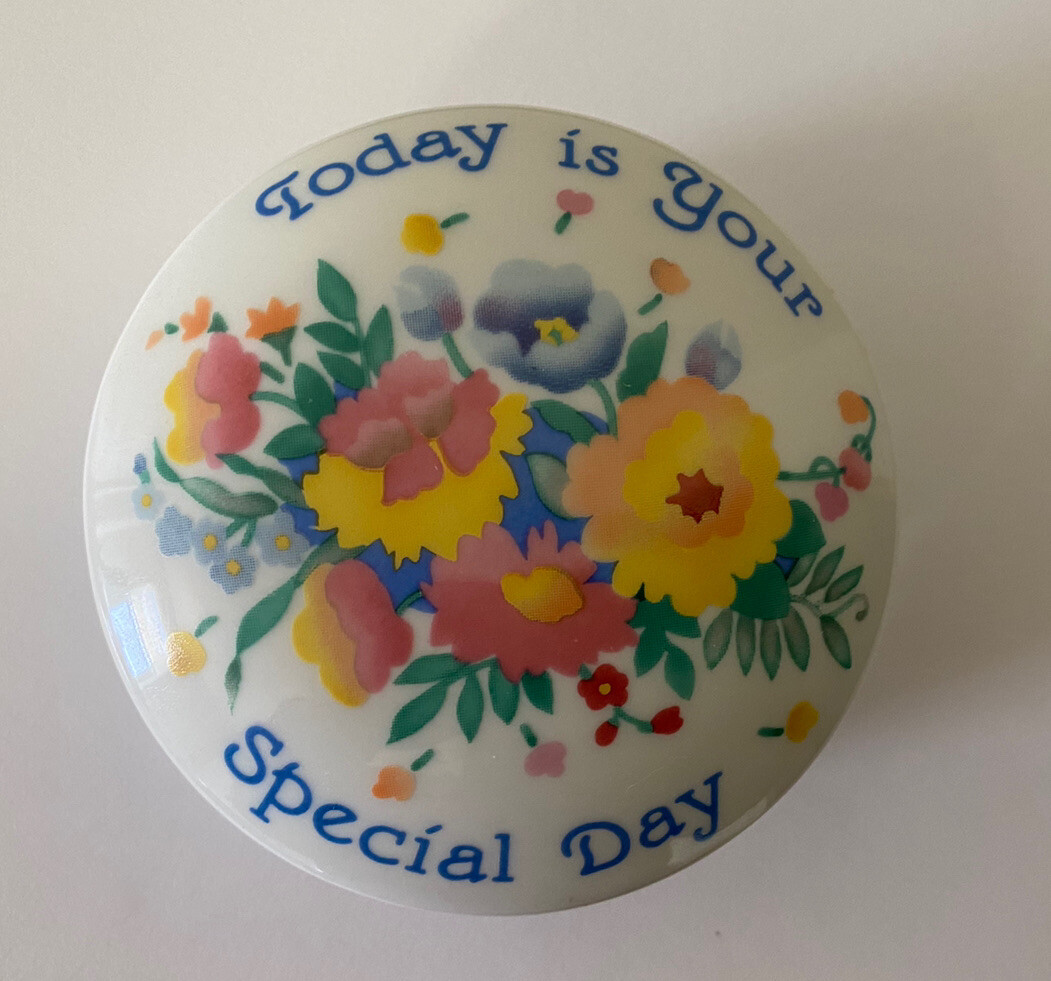 “Today is Your Special Day” PAPEL Trinket Porcelain Box