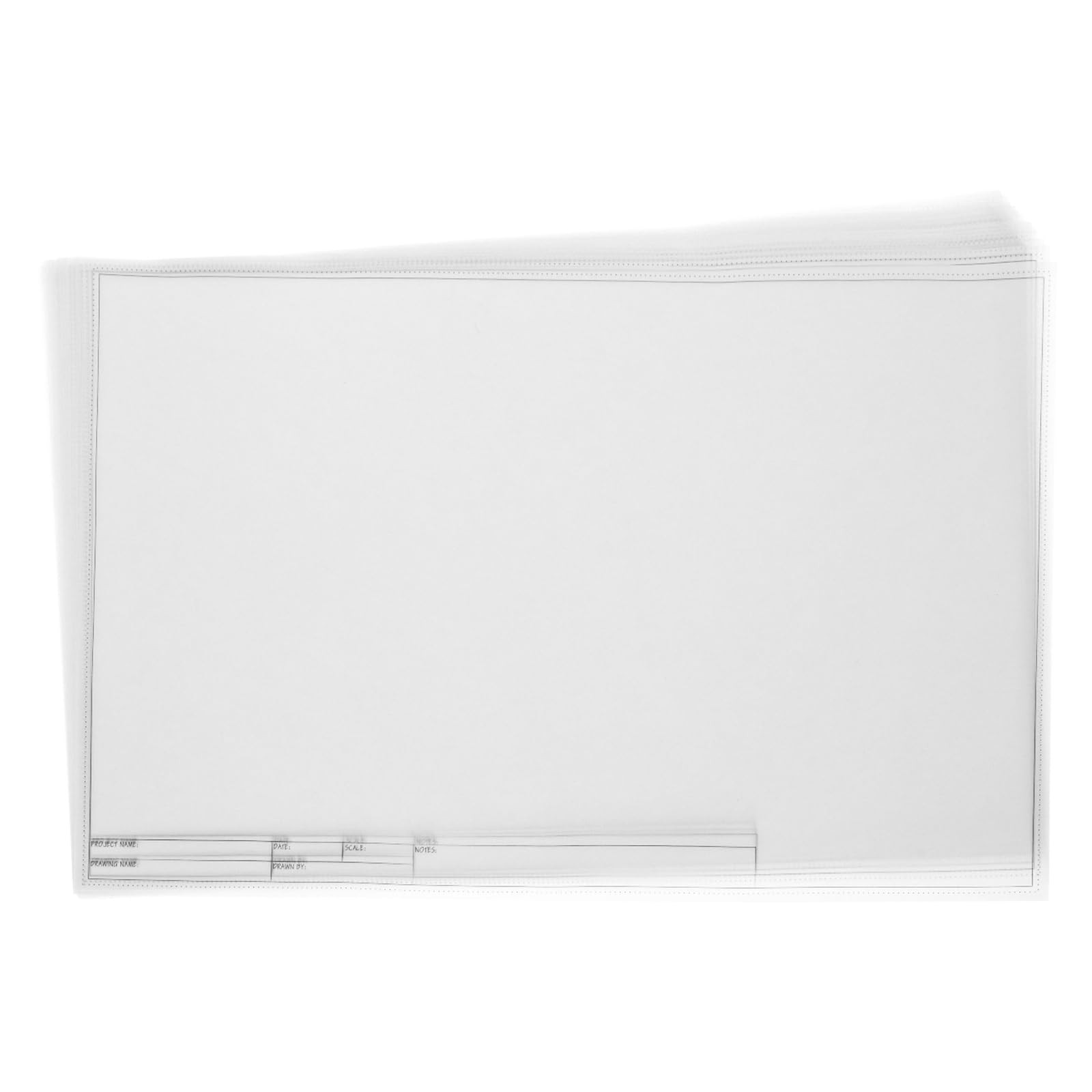Architectural Drafting Vellum Paper Sheets - 11 x 17 in, 20 Sheets - Plain Tr...