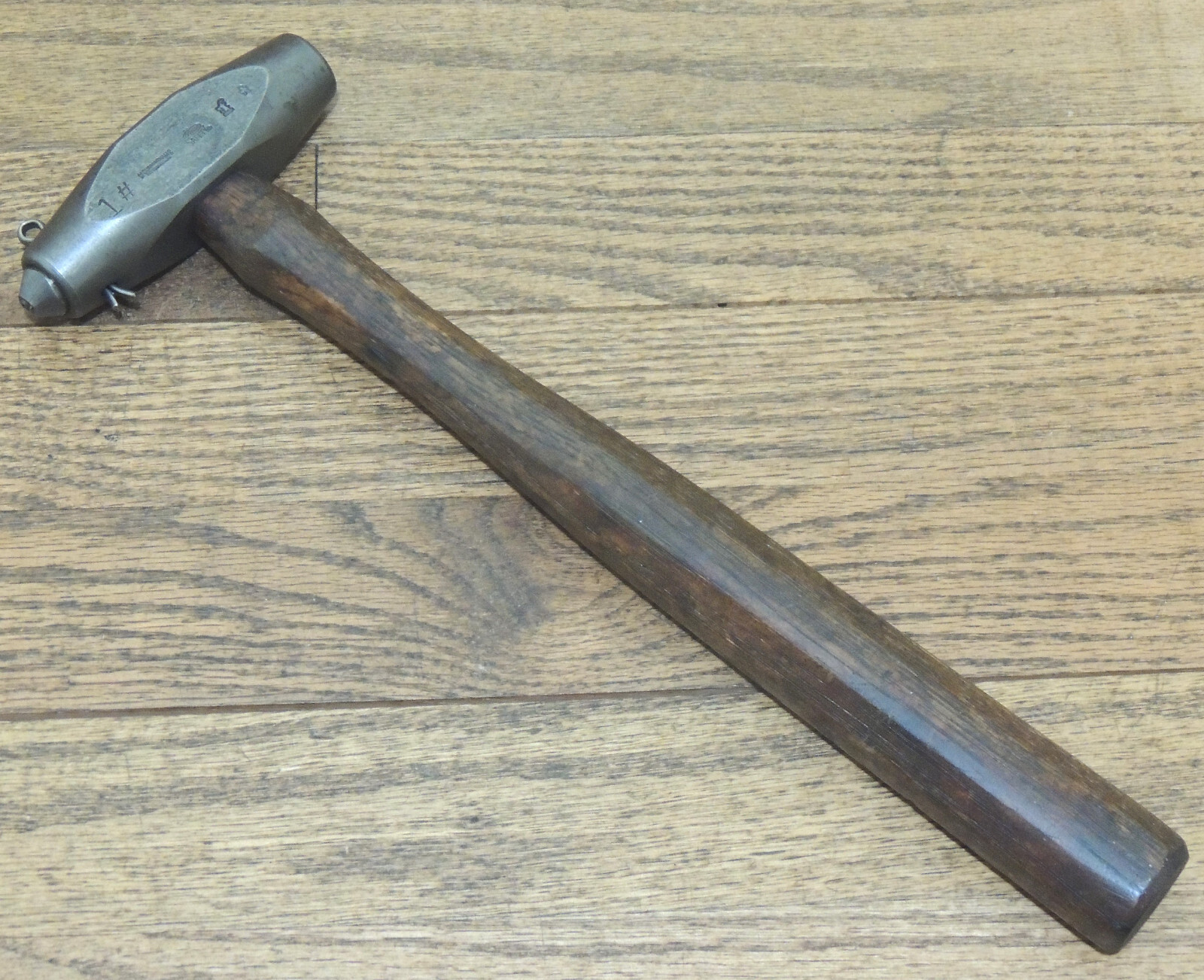 CUNNINGHAM Co. PITTSBURGH PA No. 1 INSPECTION HAMMER w/INTERCHANGEABLE STAMP
