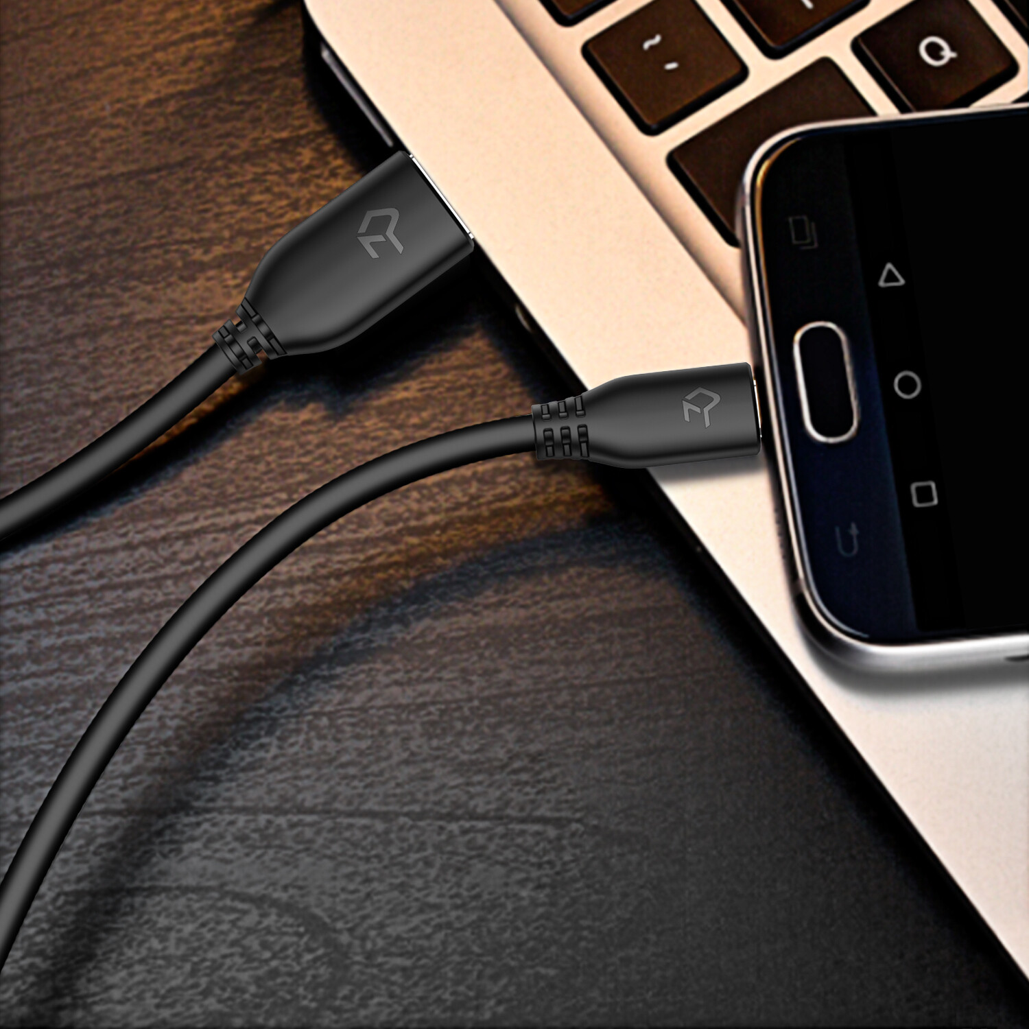 Rankie 3-Pack 3ft Micro USB Cable High Speed Data and Charging (Black)