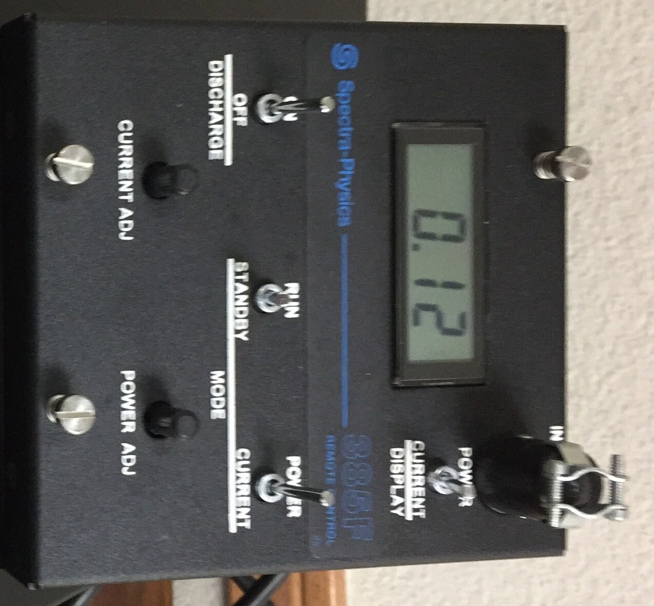 Spectra Physics 385F-10 Laser Remote Controller with Cable