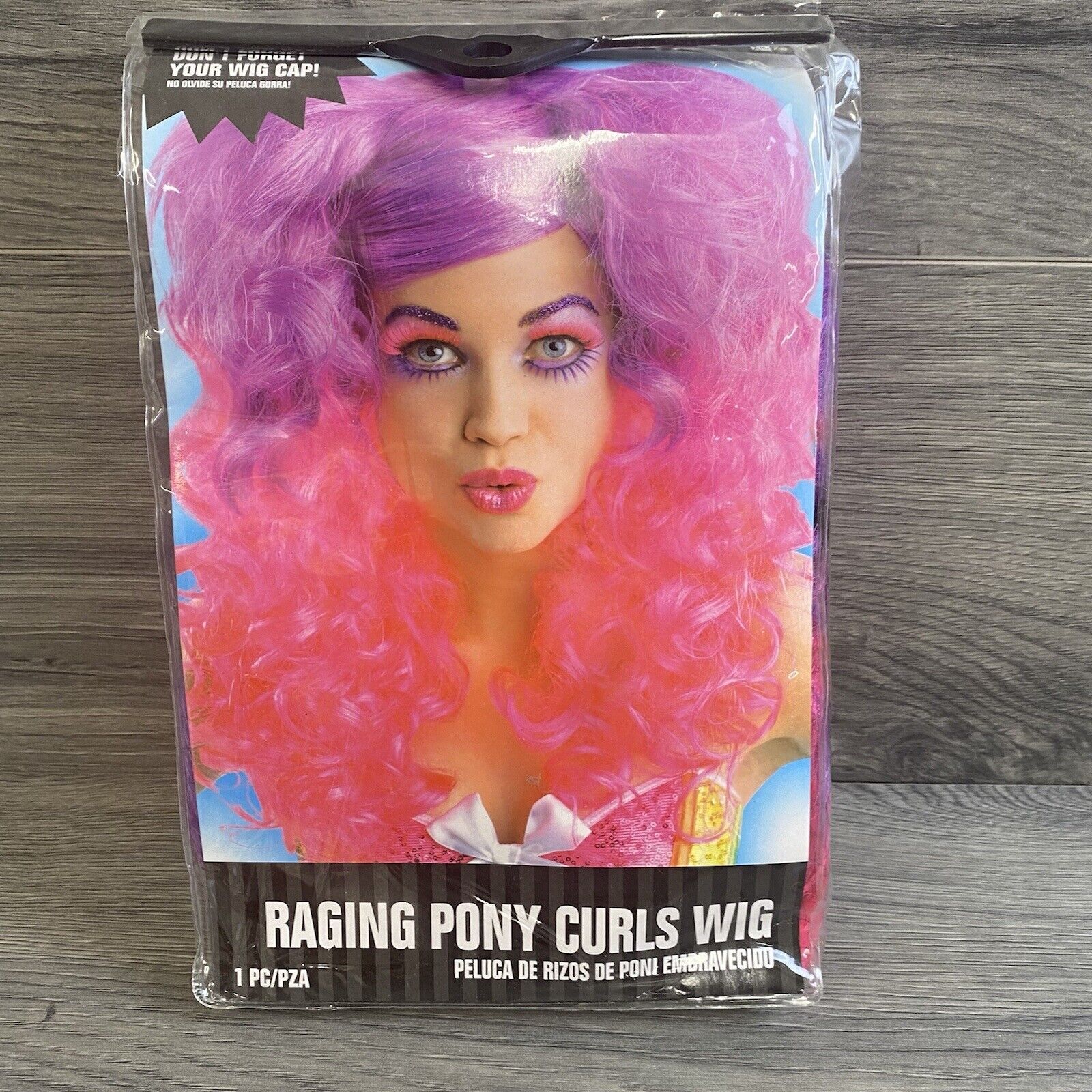 Raging Pony Curls Wig Fancy Dress Up Halloween Adult Costume Accessory New