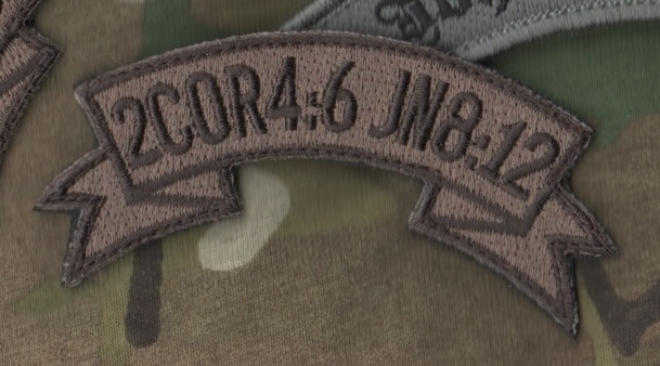 DAESH WHACKER NATO ISAF JSOC SP OPS SAS burdock 2-TAB SET: US-FLAG BIBLE CODE