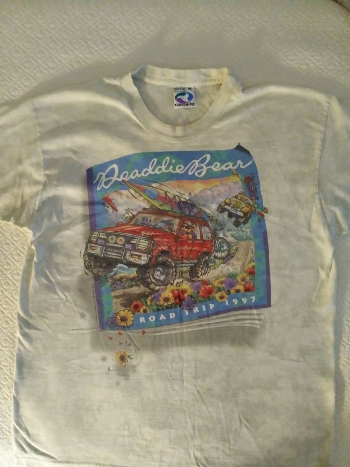 GRATEFULDEAD VINTAGE DEADDIE BEAR T-SHIRT 1997 SIZE XL EXCELLENT CONDITION