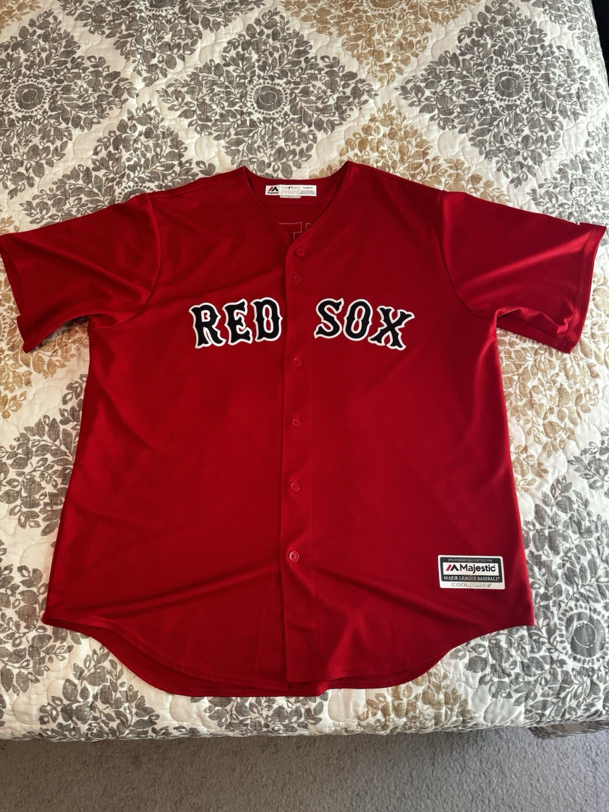 Mookie Betts Red Sox Jersey Red Majestic Cool Base XL #50