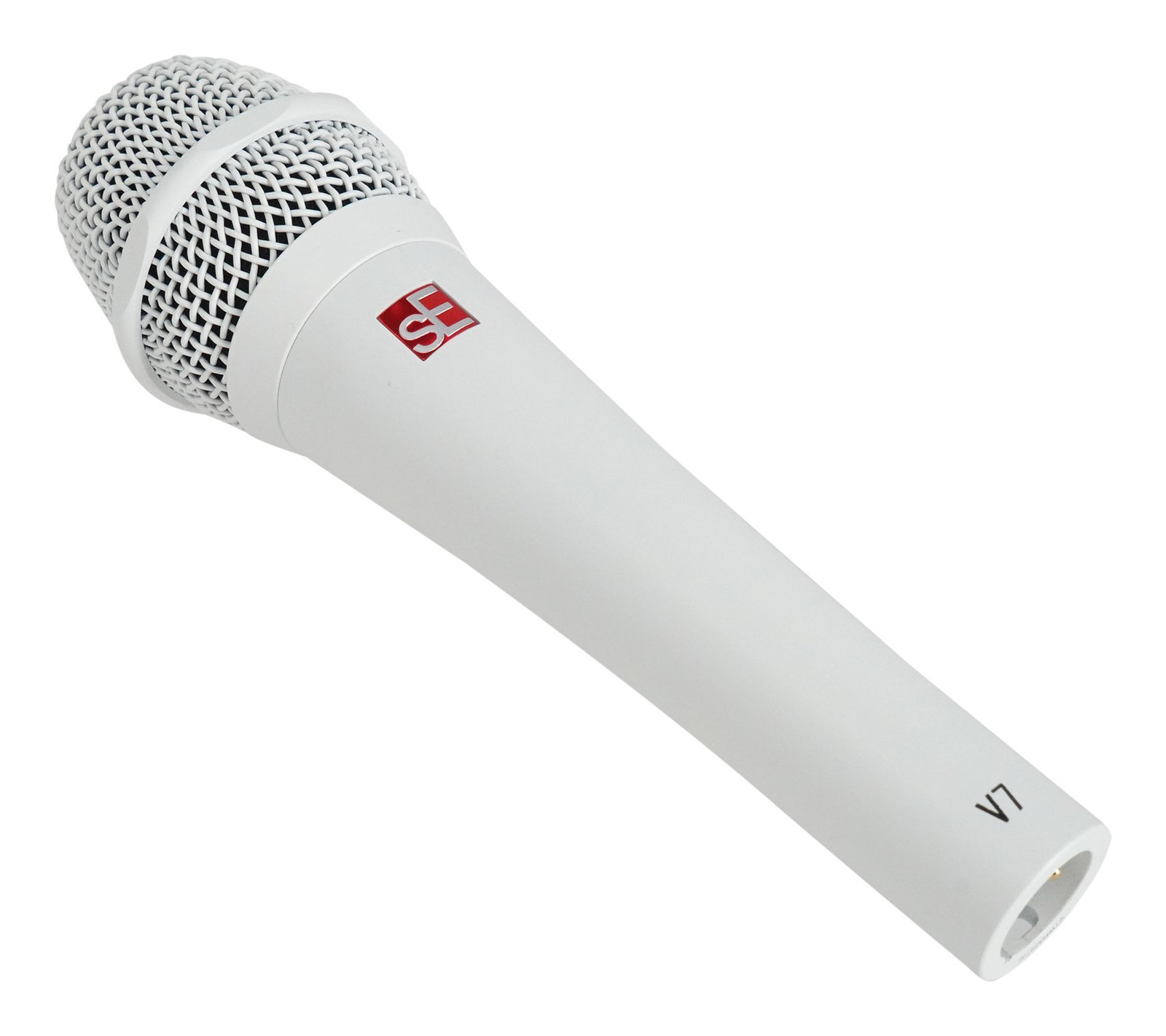 Se Electronics V7 White Handheld Dynamic Microphone Mic+External Windscreen