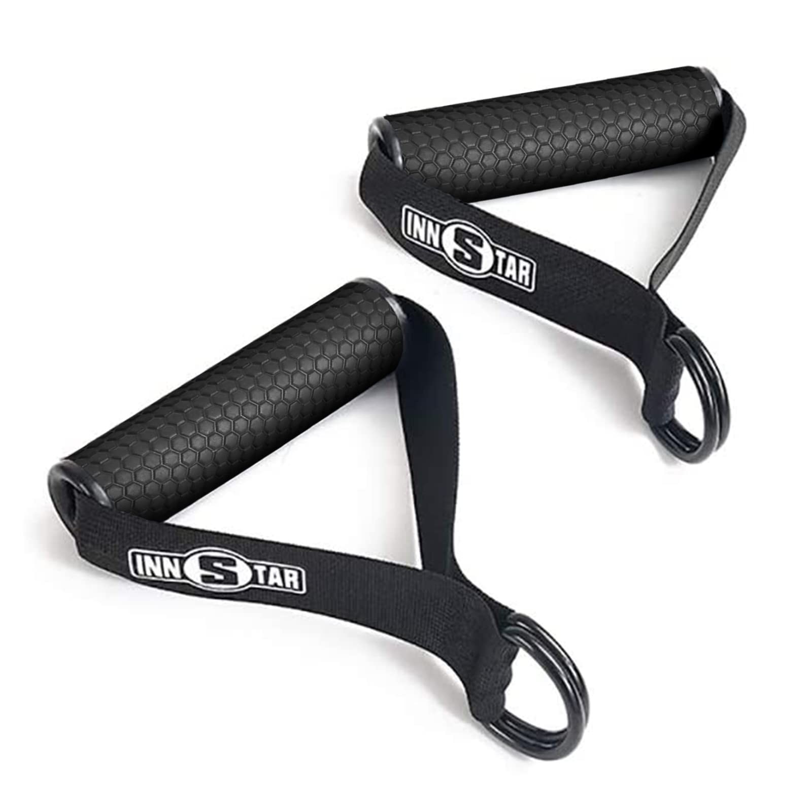 Heavy-Duty Cable Handles for Gym - D-Handle Attachments for Resistance Bands