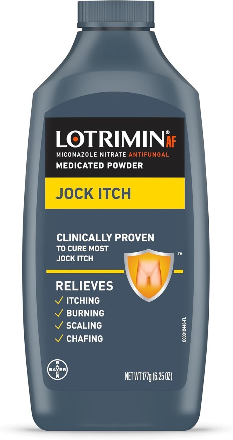 Lotrimin Antifungal Jock Itch Medicated Powder with Miconazole Nitrate 6.25 oz