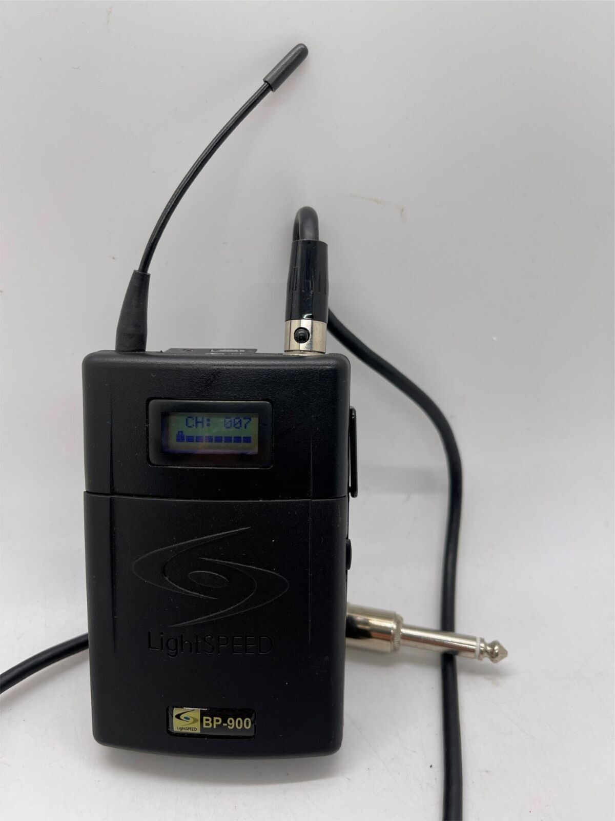 Lightspeed BP-900 Wireless Mic Microphone Transmitter With Cable