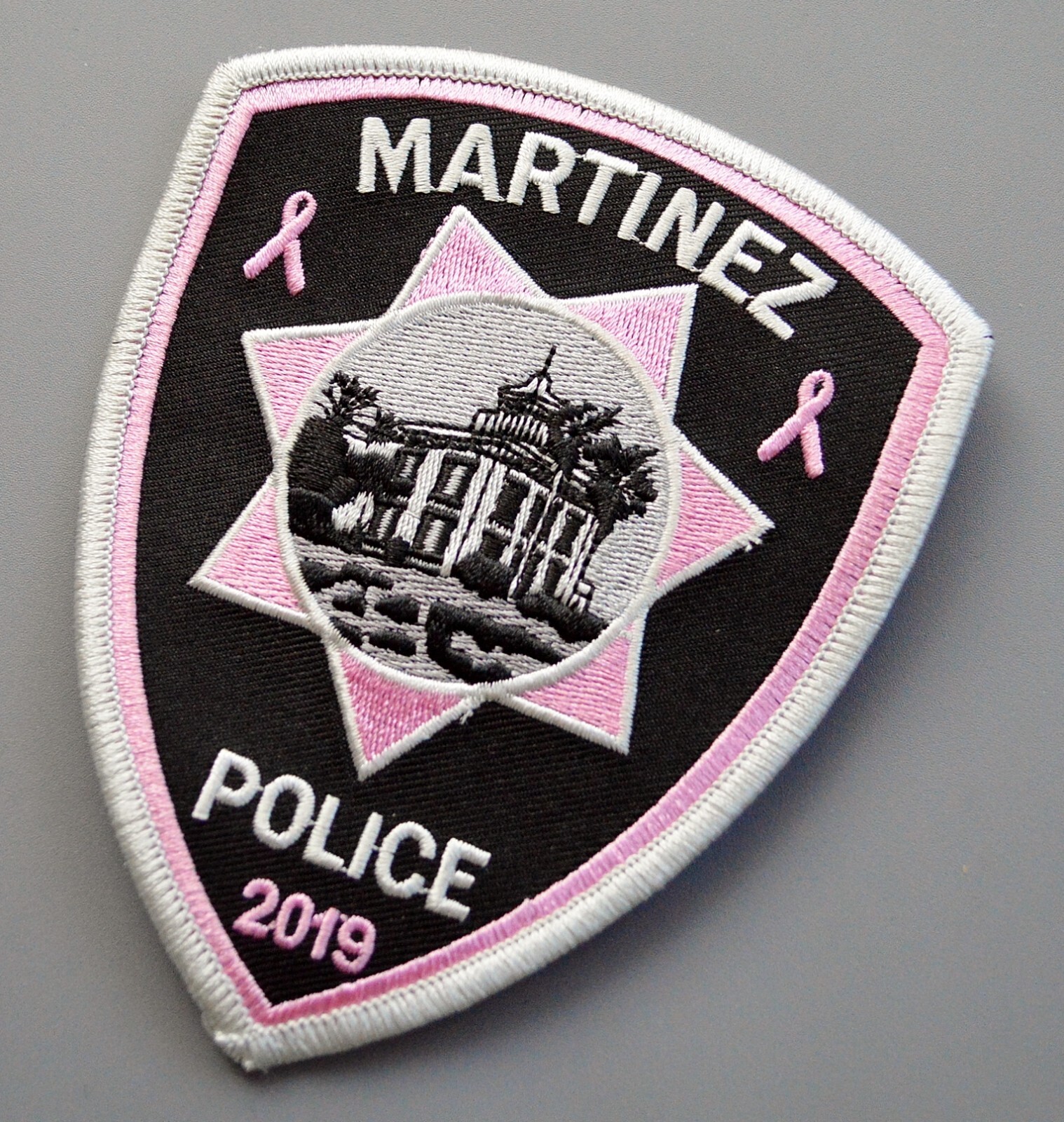 Martinez California Police Pink Patch +++ Breast Cancer Awareness CA