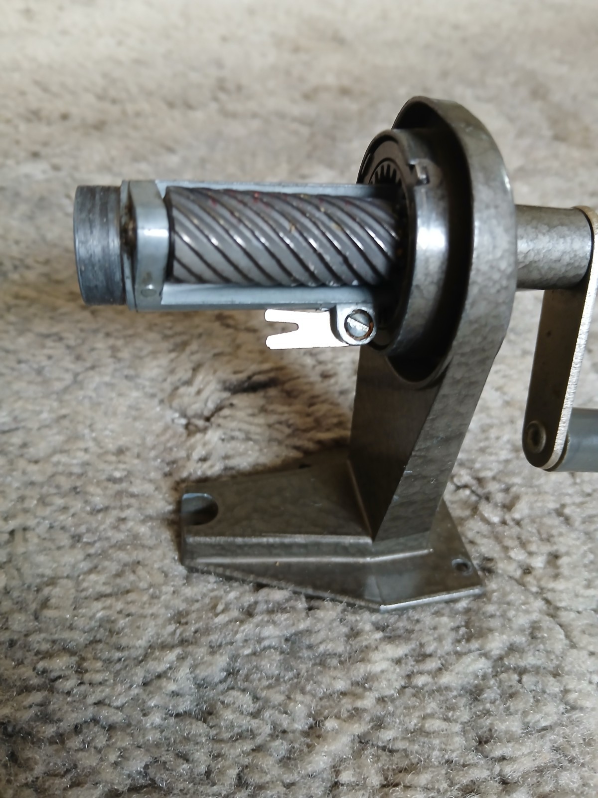 Vintage Apsco 'Giant' Pencil Sharpener 6-Hole Adjustable Metal Mounted