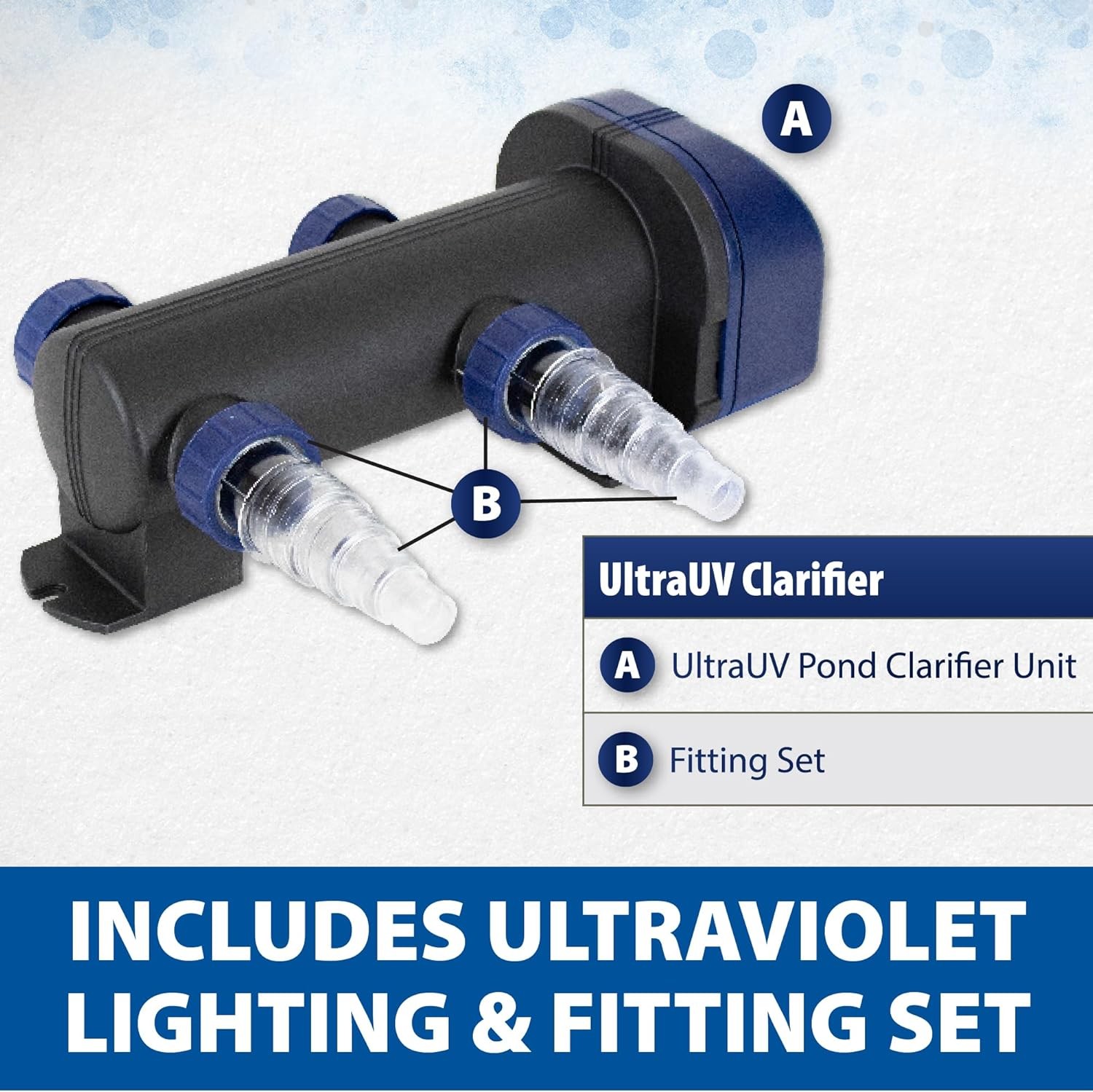 UV Pond Clarifier 13W Algae Control Safe for Fish
