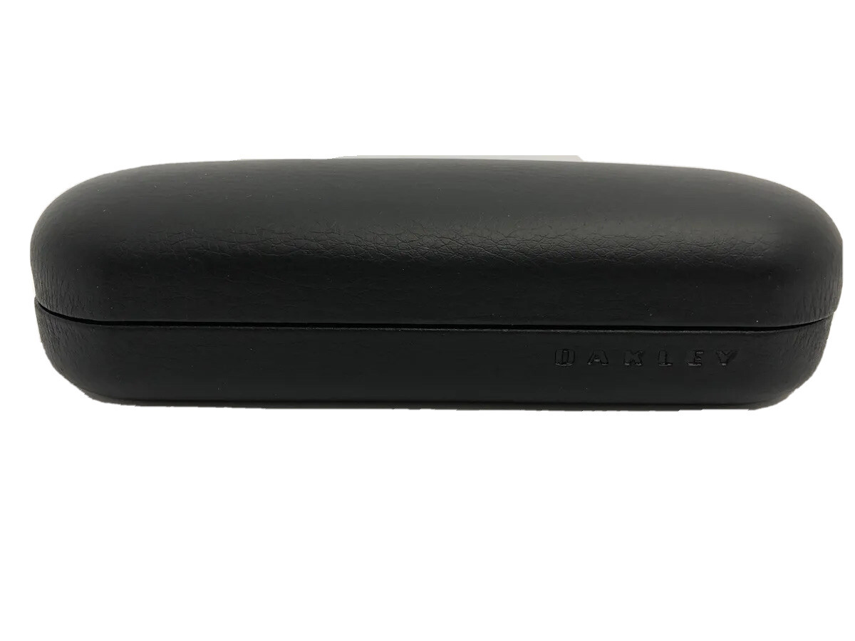 NEW OAKLEY Small Black Hard Clamshell Hinged Case