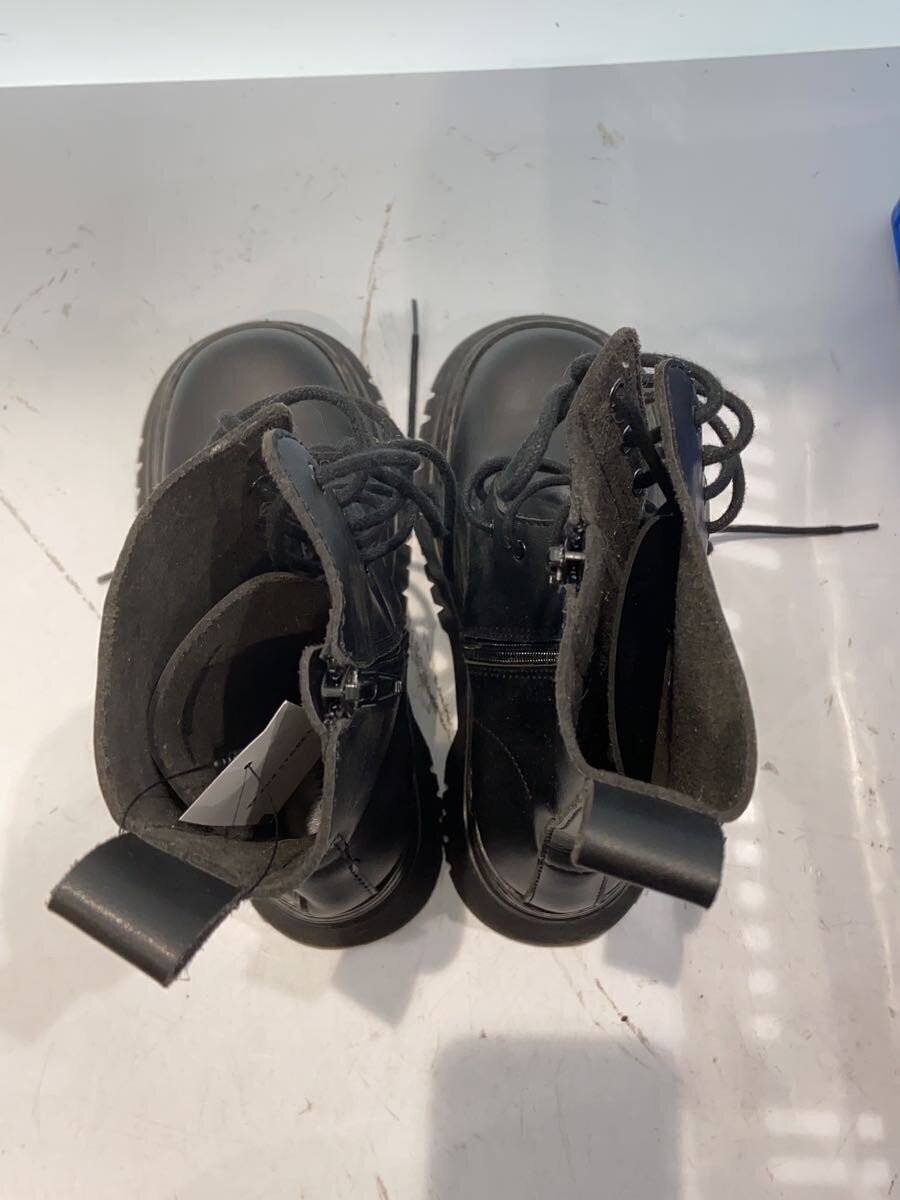 Charles Keith Lace-Up Boots/35/Blk 3544