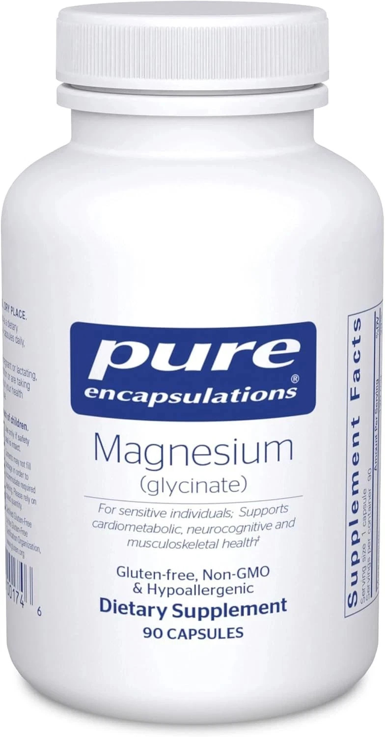 Pure Encapsulations Magnesium (Glycinate) - Supplement to Support Stress Relief