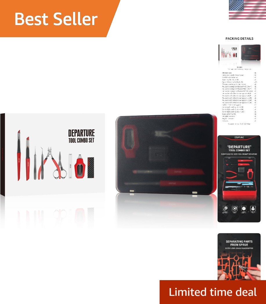 Precision Tool Combo for Crafting: Complete Set for Model Building Enthusiasts