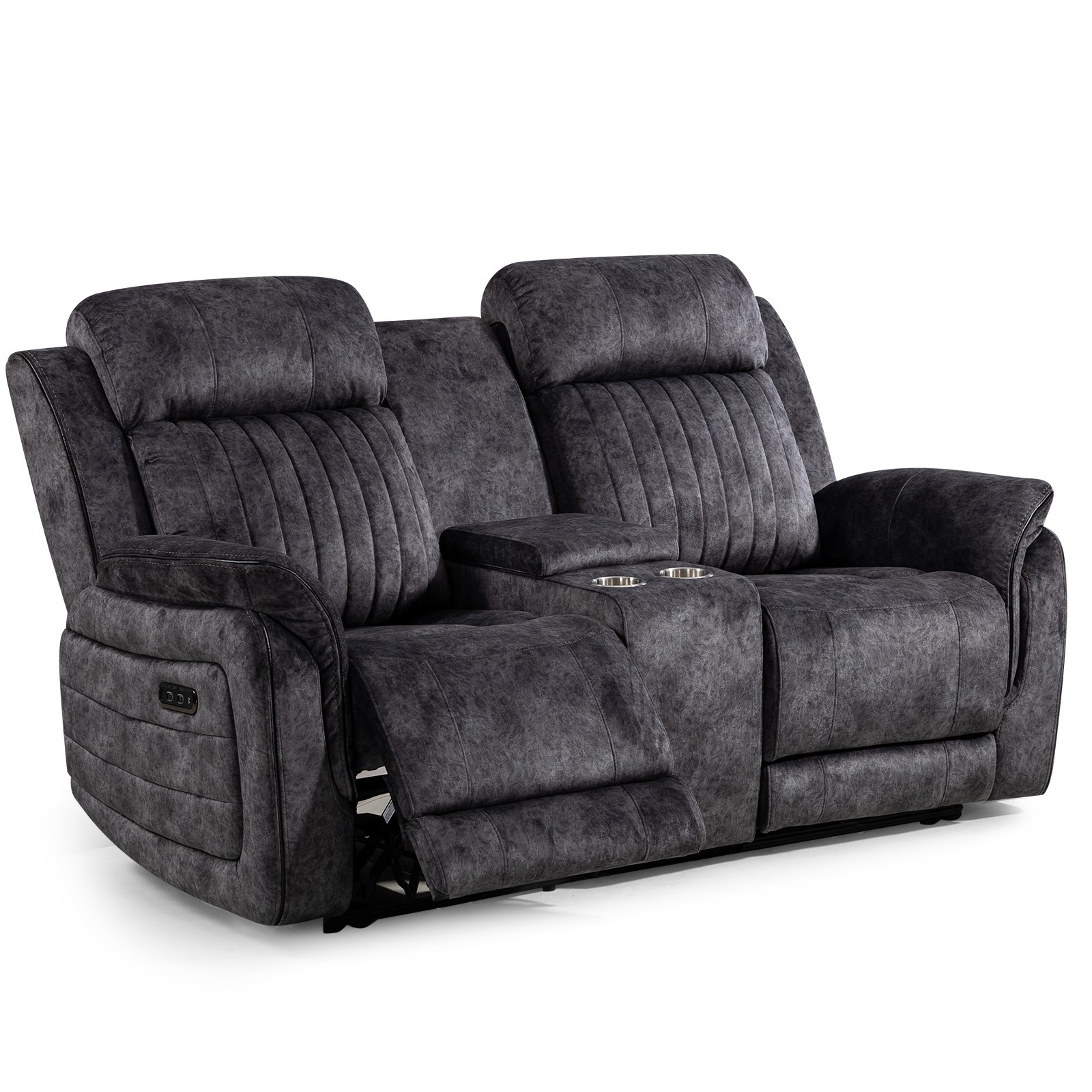 Zero Gravity Power Reclining Loveseat with Adjustable Headrest, Power Loveseat