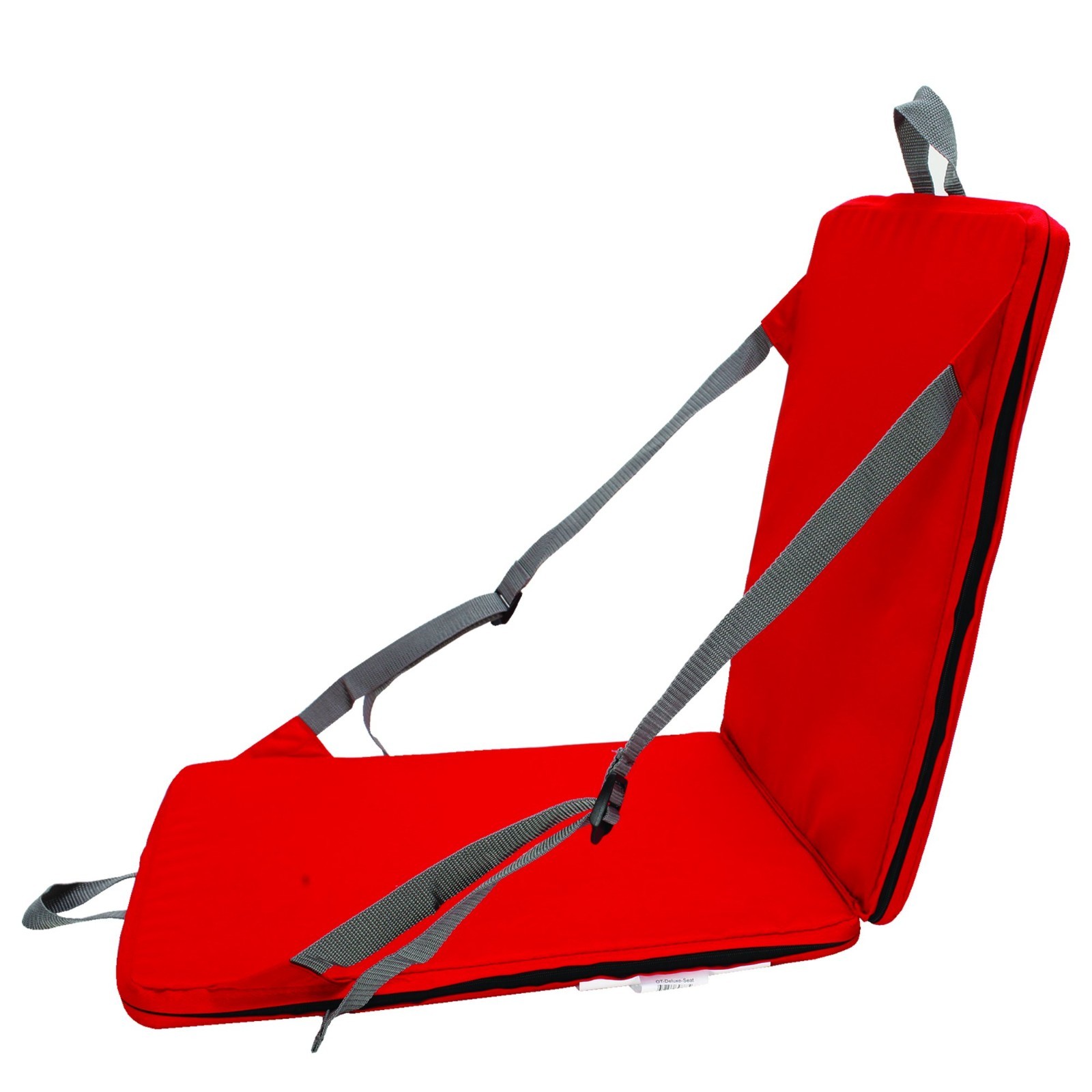 Ozark Trail OTDeluxe Stadium Folding Cushion Seat Ground Padded Seat Outdoor Red