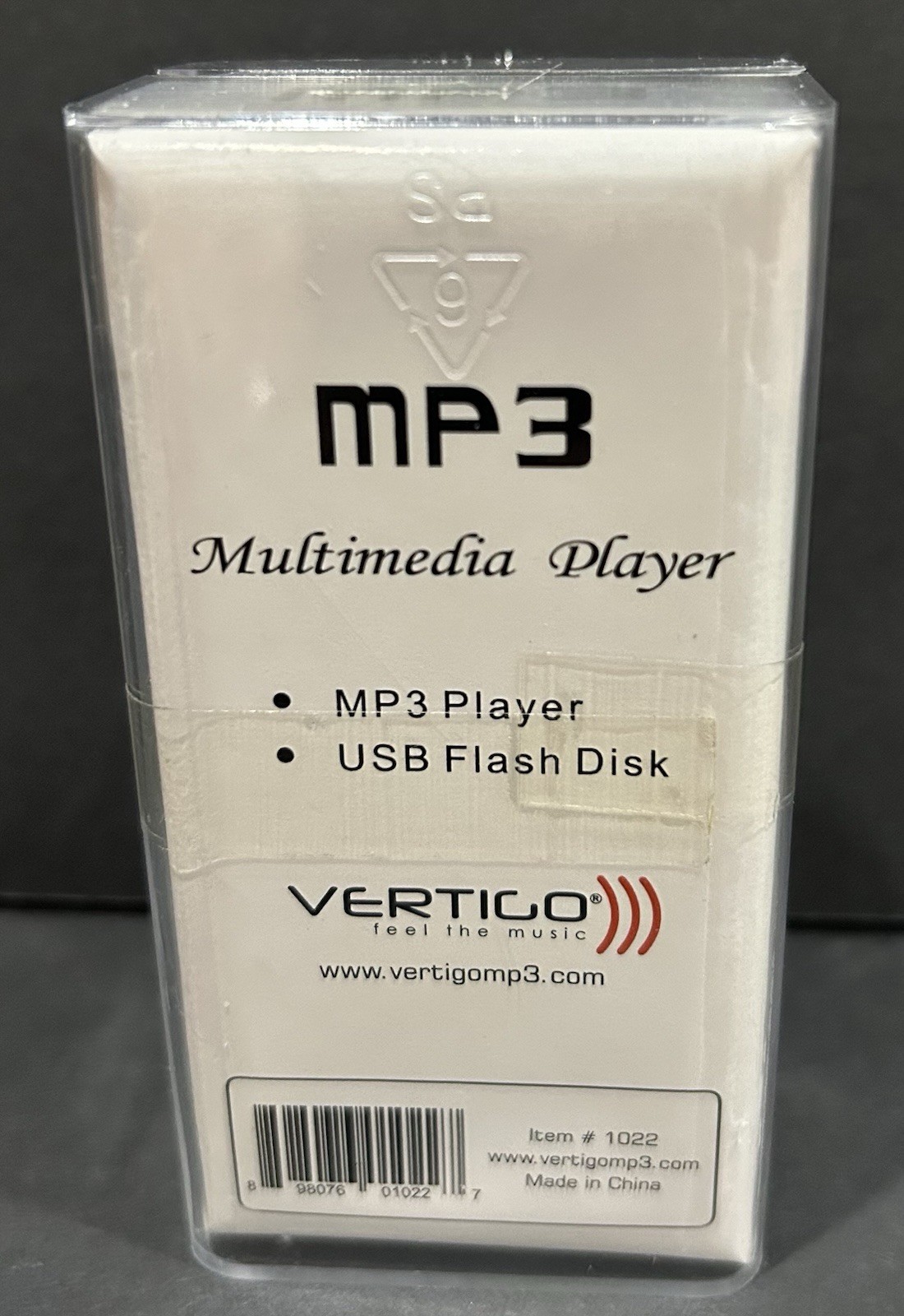 Vertigo MP3 Multimedia Player. USB Flash Disk, MP3 Player. Purple