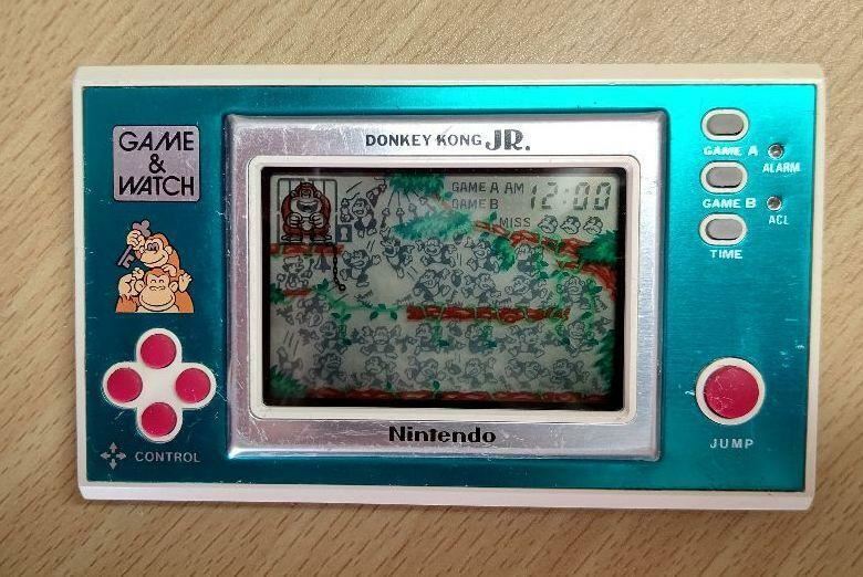 DONKEY KONG Jr.  Nintendo Game & Watch Vintage TESTED With battery used
