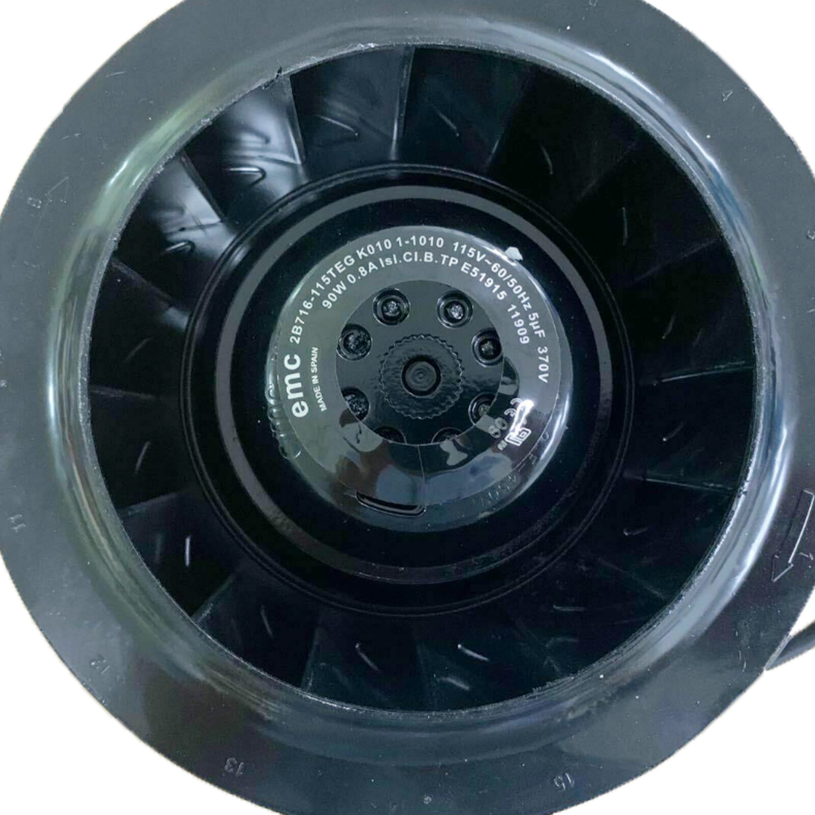 For 2B716-115TEG 115V 19CM 90W Centrifugal Turbine Fan New
