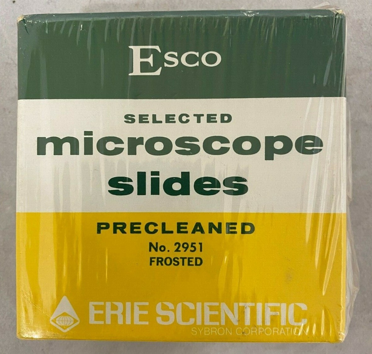 Esco Microscope Slides Precleaned Frosted #2951 Box of 72 Erie Scientific