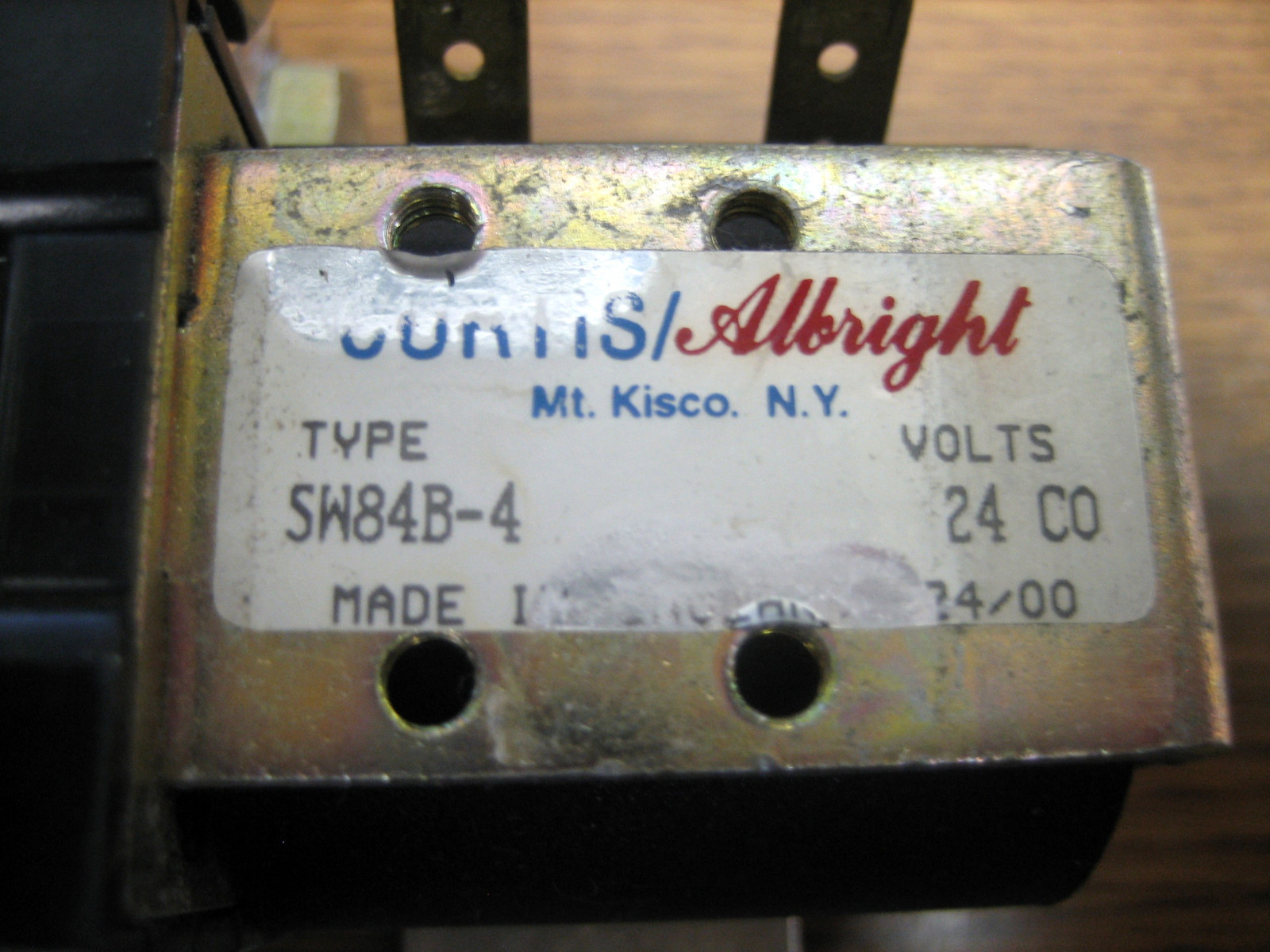 Curtis / Albright SW84B-4 100amp, 24VDC Contactor