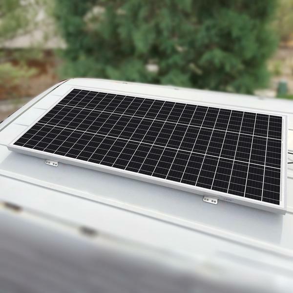 Newpowa Solar Panel Universal Flat Mount Z Large Bracket Kit Roof Wall Set-4
