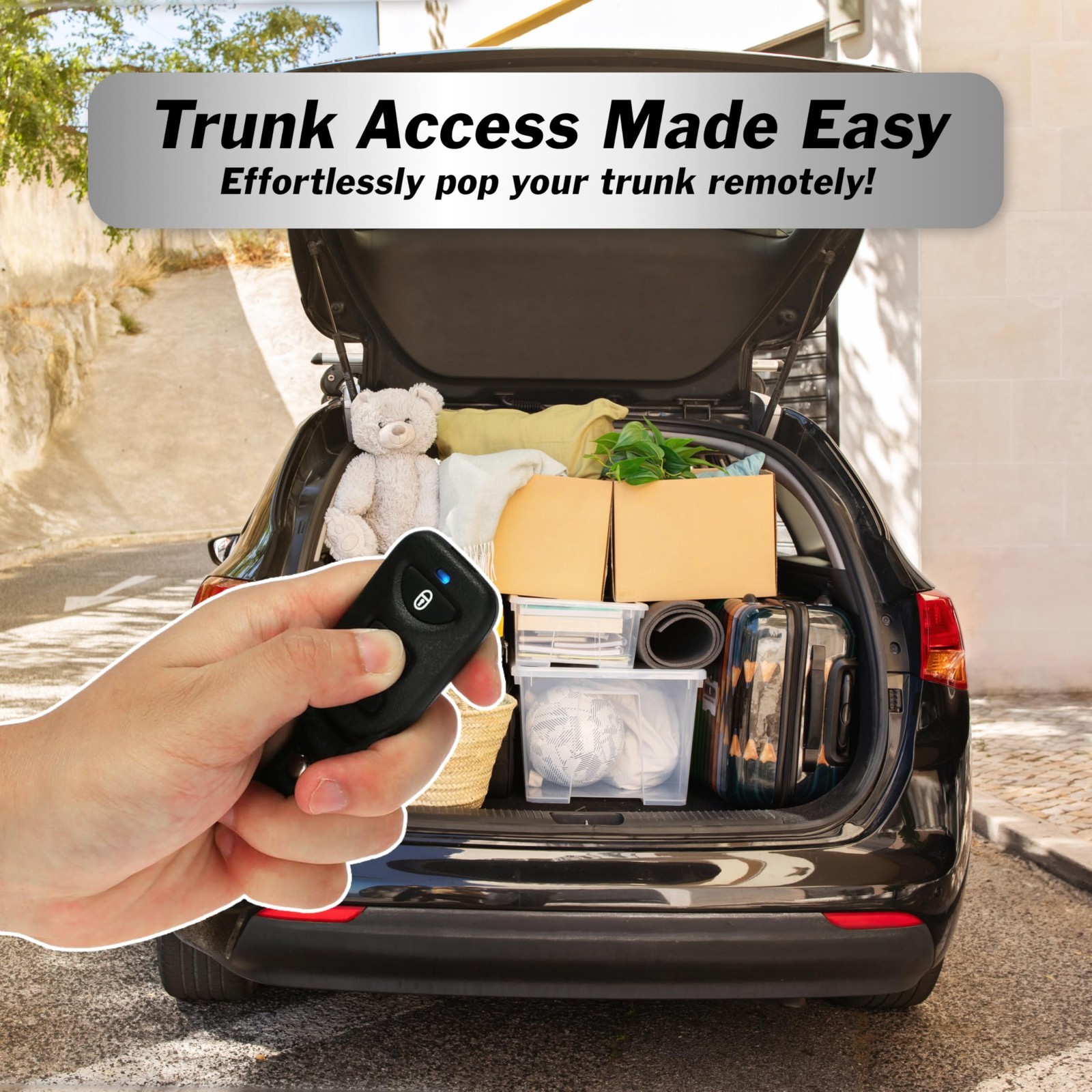 Keyless Entry System - 2 Remotes & 4 Door Actuators - Central Locking Kit for Ca