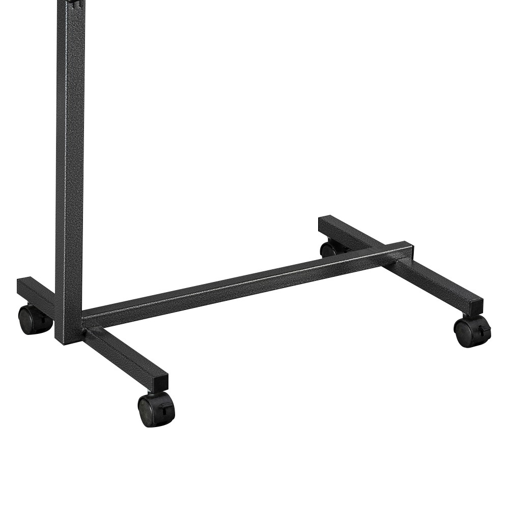 Multifunctional Adjustable Bedside Table MDF/Iron/4 Wheels With Brake