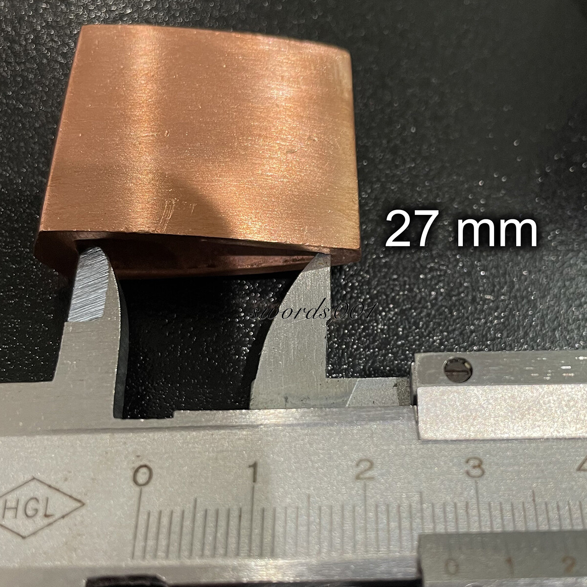 Copper Habaki Brass Clip For Japanese Samurai Katana Wakizashi DIY Maintenance