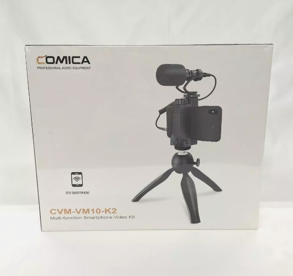 Comica CVM VM10 K2 Multi-Function Audio Mini Video Microphone Tripod for IPhone