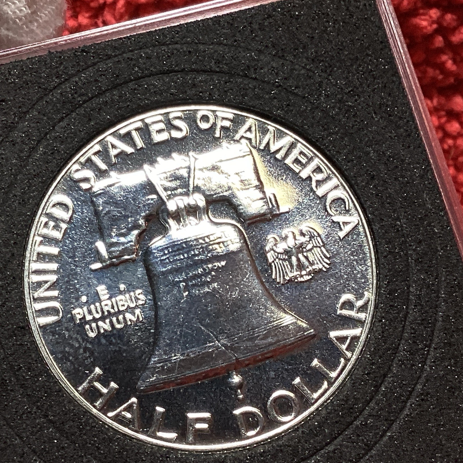 1958 FRANKLIN HALF DOLLAR PROOF QUALITY in HARDCASE